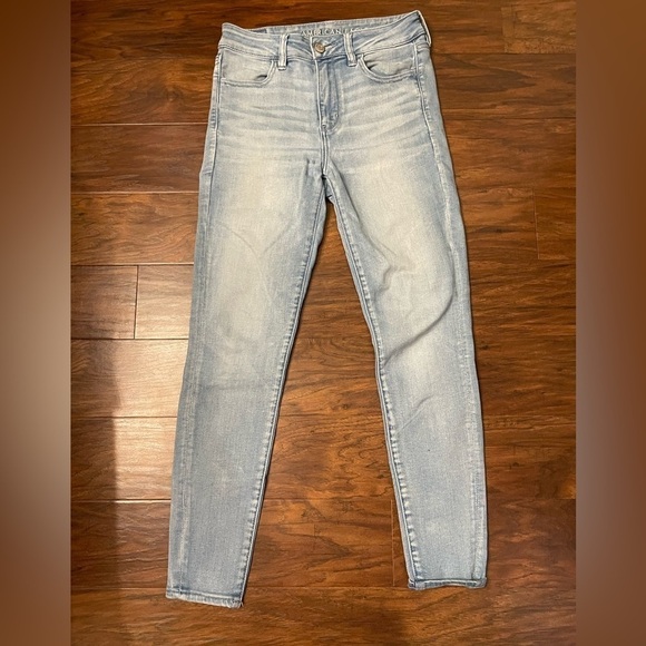 American Eagle High Rise Jeggings Size 4 Short - Picture 1 of 7